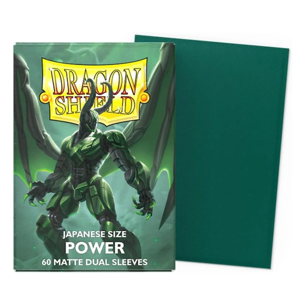 Dragon Shield: Japanese Size Sleeves – Matte Dual – Power