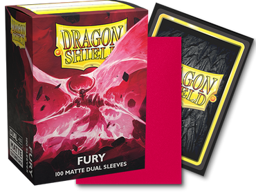 Dragon Shield: Sleeves – Matte Dual – Fury (Alaric, Crimson King)