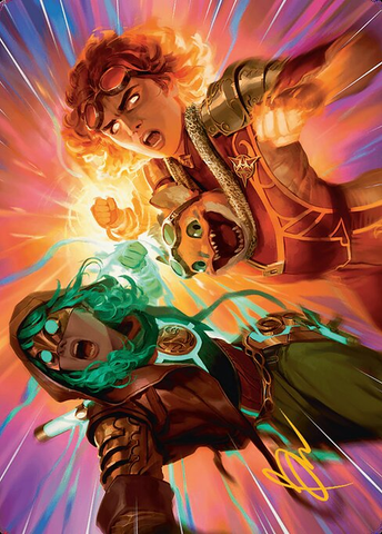 Full Throttle Art Card [Aetherdrift Art Series]