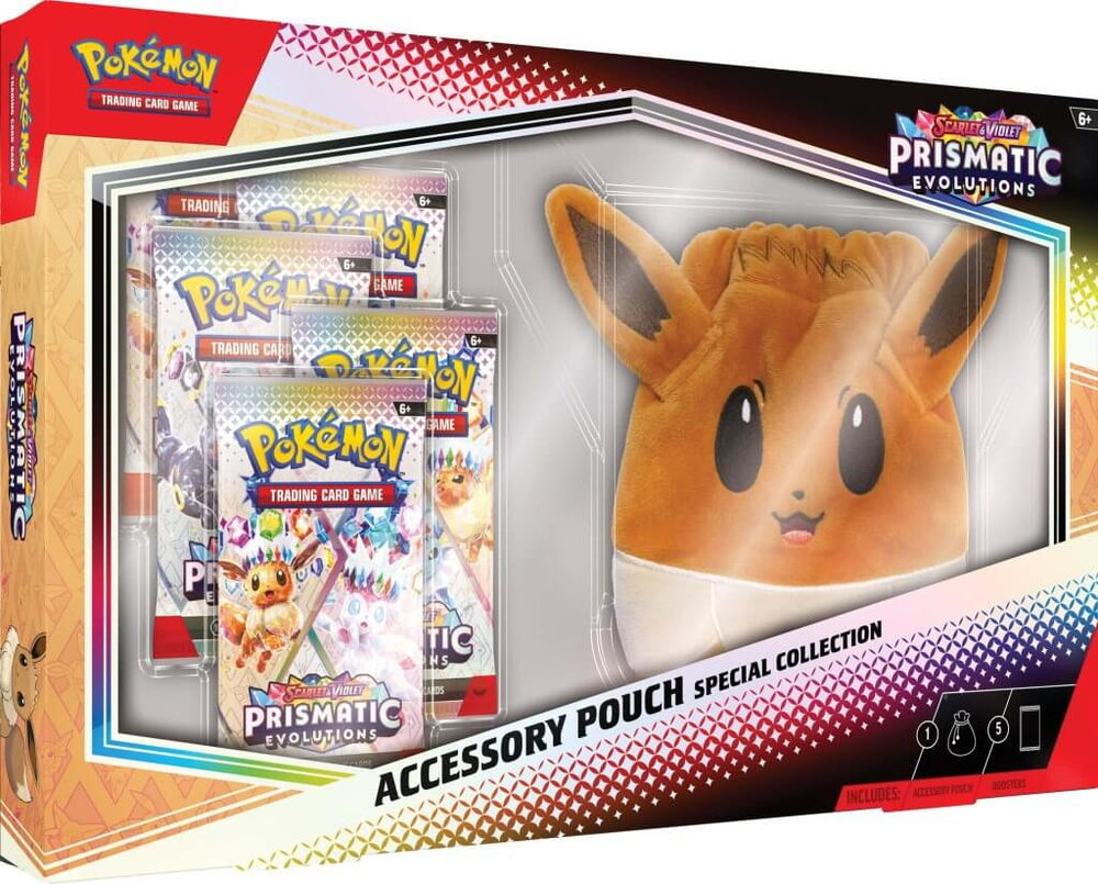 Pokemon TCG Scarlet & Violet 8.5 Prismatic Evolutions Accessory Pouch