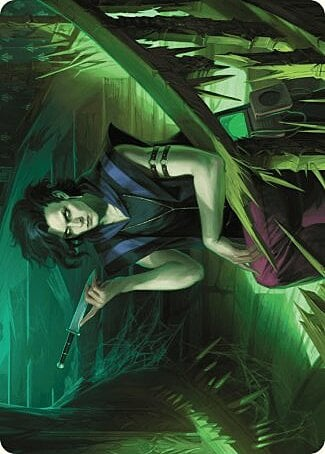 Winter, Misanthropic Guide Art Card [Duskmourn: House of Horror Art Series]