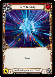 Zero to Sixty (Red) [FAB177] (Promo)  Rainbow Foil