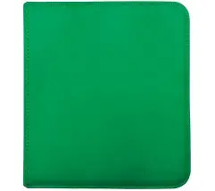 Ultra Pro 12-Pocket Pro-Binder Vivid Zippered Green