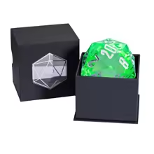 Giant Crystal D20: Crystal Green