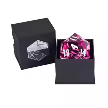 Giant Crystal D20: Crystal Pink
