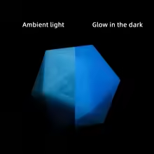 Giant Glow in the Dark D20: Blue