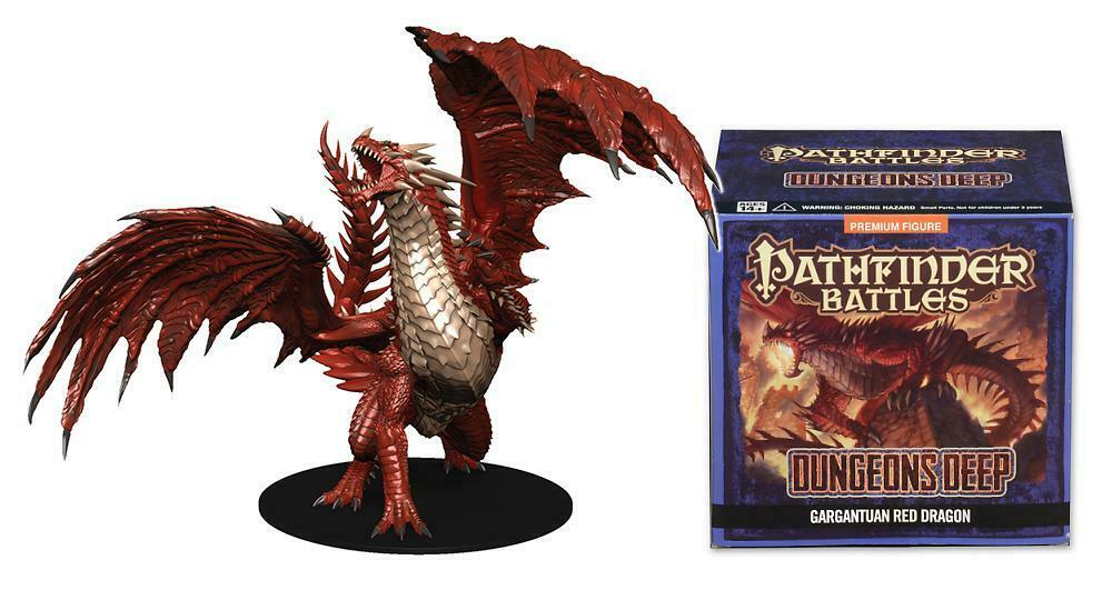 Pathfinder Battles Dungeons Deep Gargantuan Red Dragon