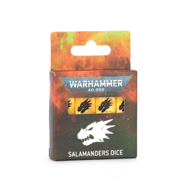 55-63 Warhammer 40k: Salamanders Dice