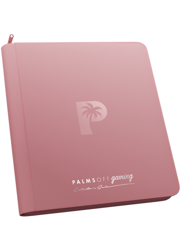 Palms Off Gaming Collector's Series 12 Pocket Zip Binder - Pink