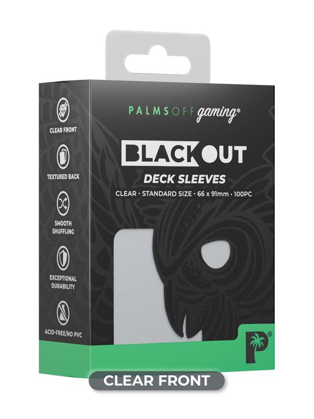 Blackout Deck Sleeves - Standard Size - Clear