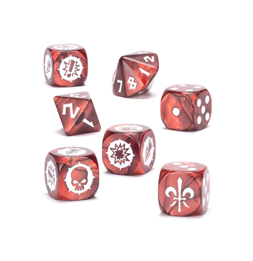 202-58 Blood Bowl: Bretonnian Team Dice