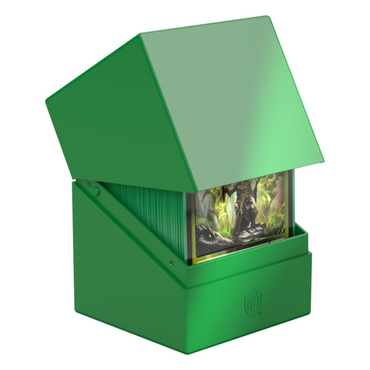 Ultimate Guard: Deck Box  Boulder 100+ – Solid Green
