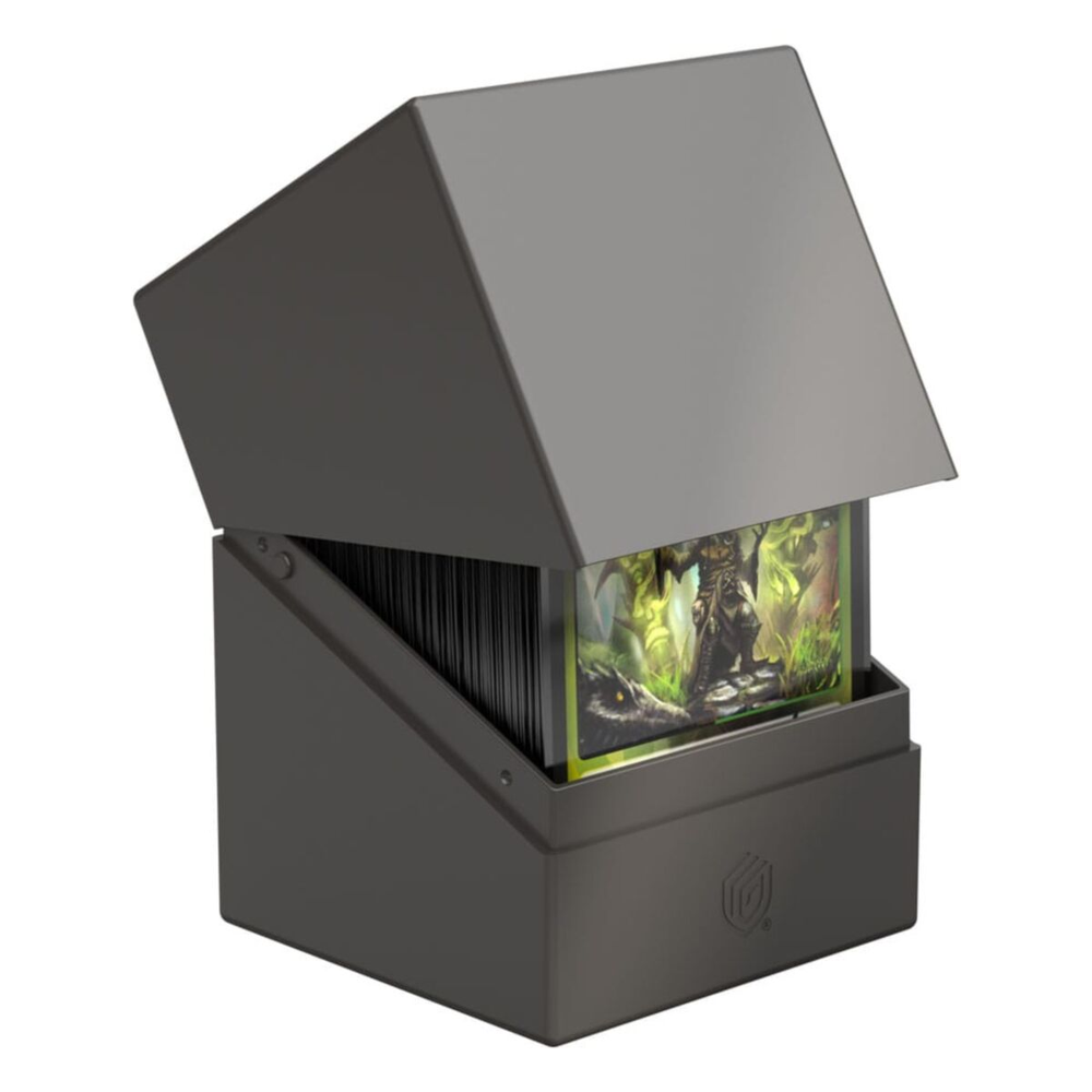 Ultimate Guard: Deck Box  Boulder 100+ – Solid Grey