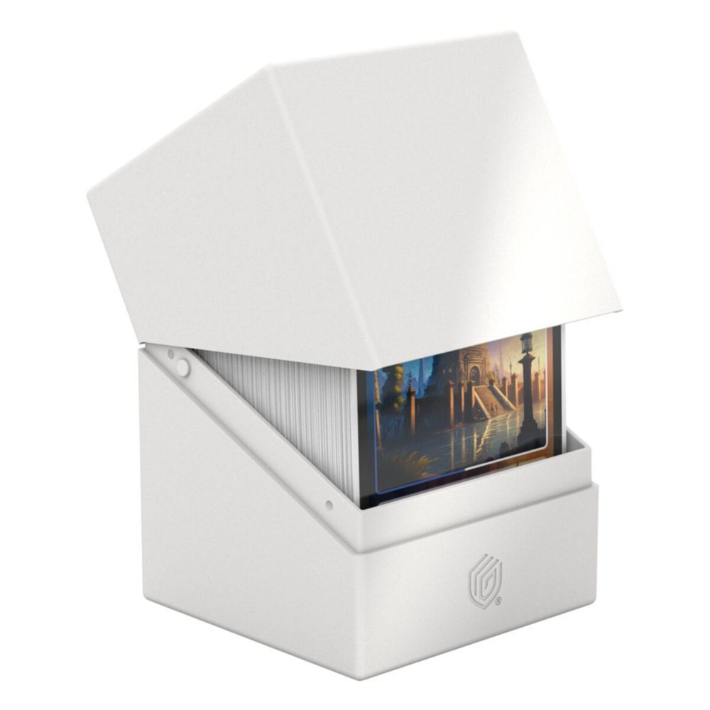 Ultimate Guard: Deck Box  Boulder 100+ – Solid White