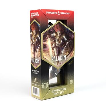Sirius Dice - D&D Adventure Dice - Paladin - White