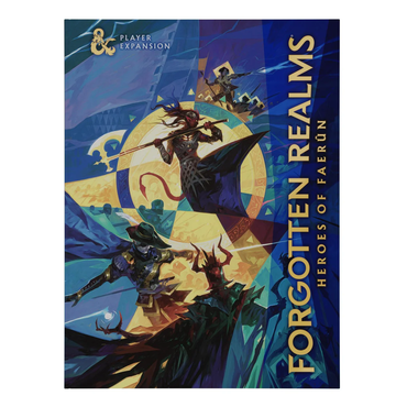 D&D Dungeons & Dragons Forgotten Realms Heroes of Faerun Player Expansion Hardcover Alternative Cover