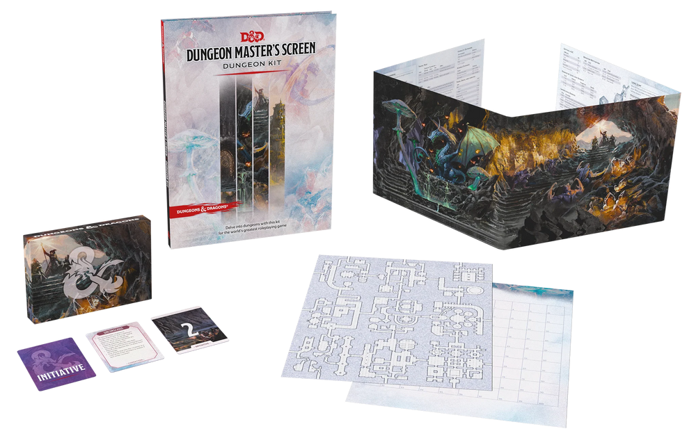 D&D Dungeons & Dragons Masters Screen Dungeon Kit