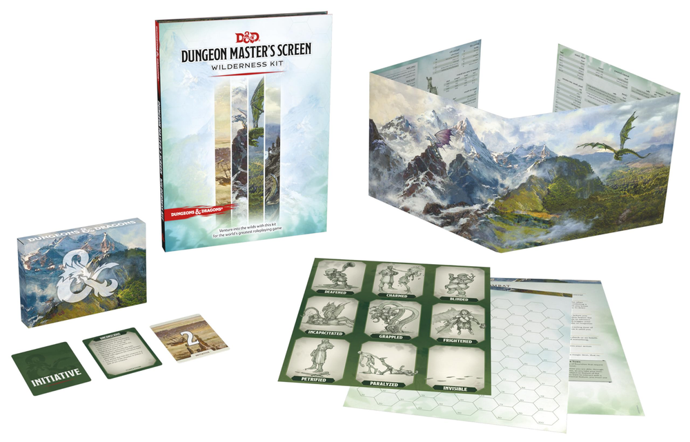 D&D Dungeons & Dragons Masters Screen Wilderness Kit