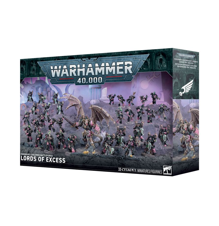 37-12 Warhammer 40k: Emperor's Children Battleforce: Lords of Excess