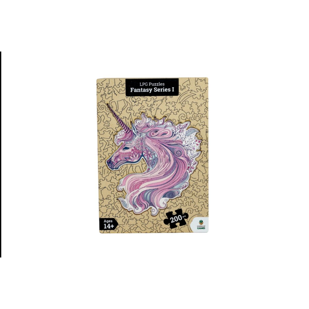 LPG Puzzles Wooden Fantasy Puzzle - Unicorn