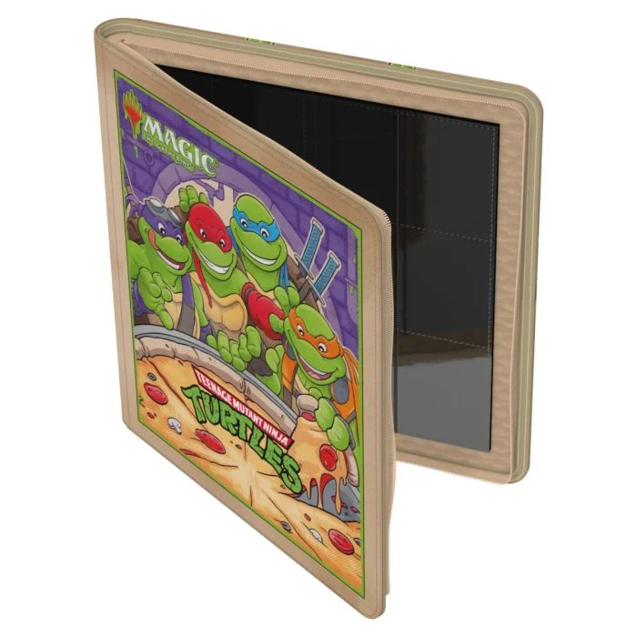 Ultimate Guard: Portfolio – XenoSkin ZipFolio 480 – MTG: TMNT – Pizza Box
