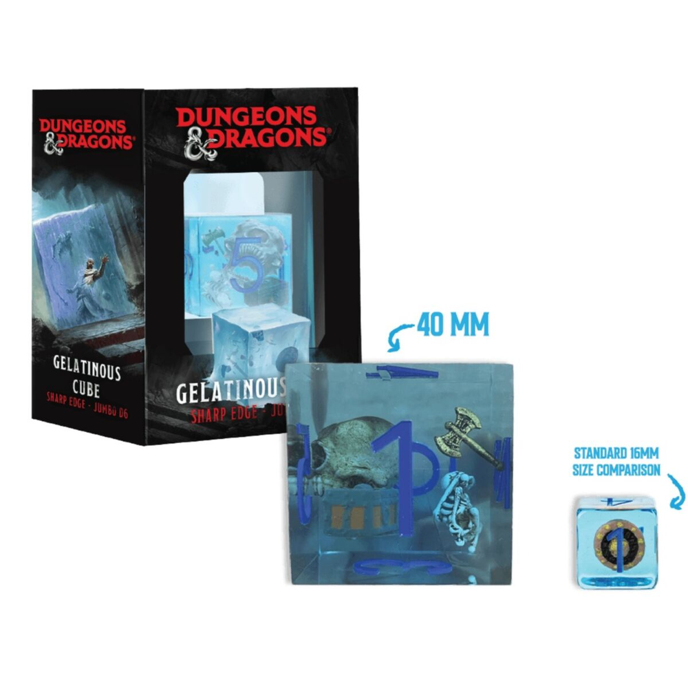 Fanroll: D&D Jumbo Gelatinous Cube D6 (1d6)