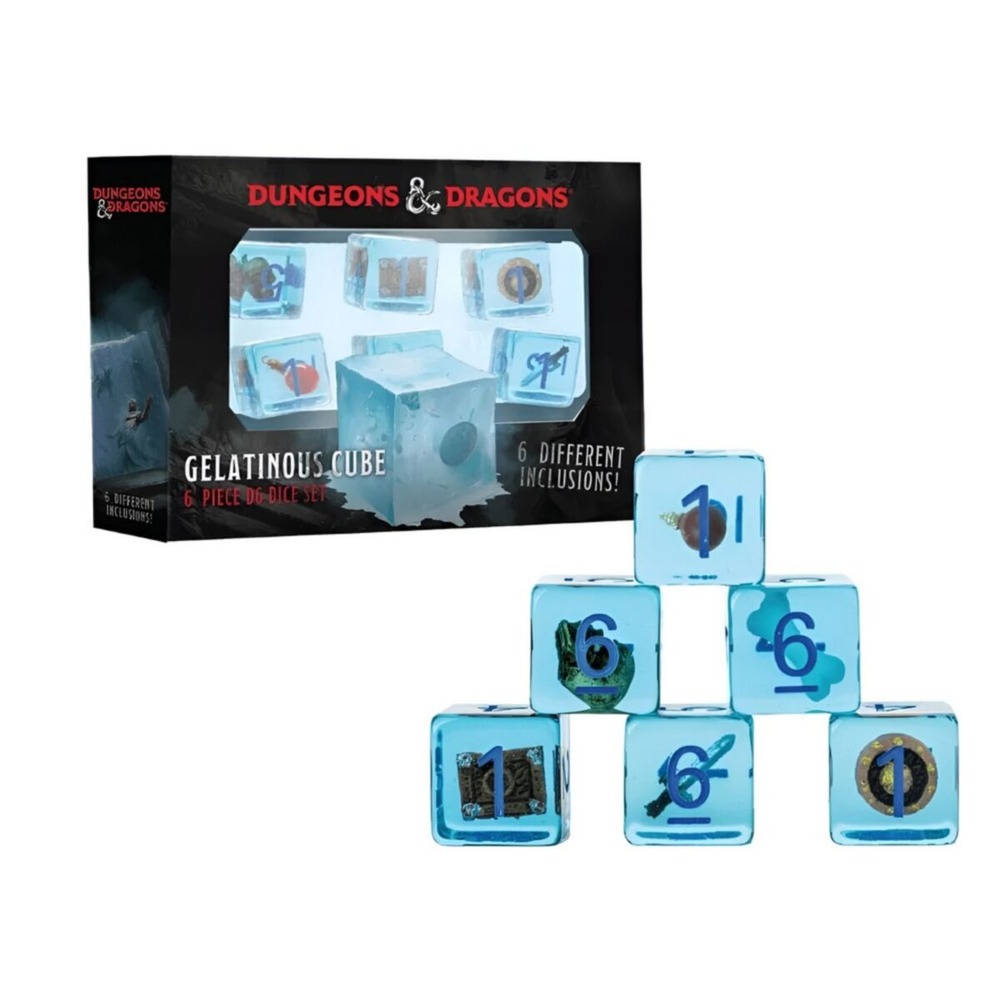 Fanroll: D&D Gelatinous Cube 6-Pack (6d6)