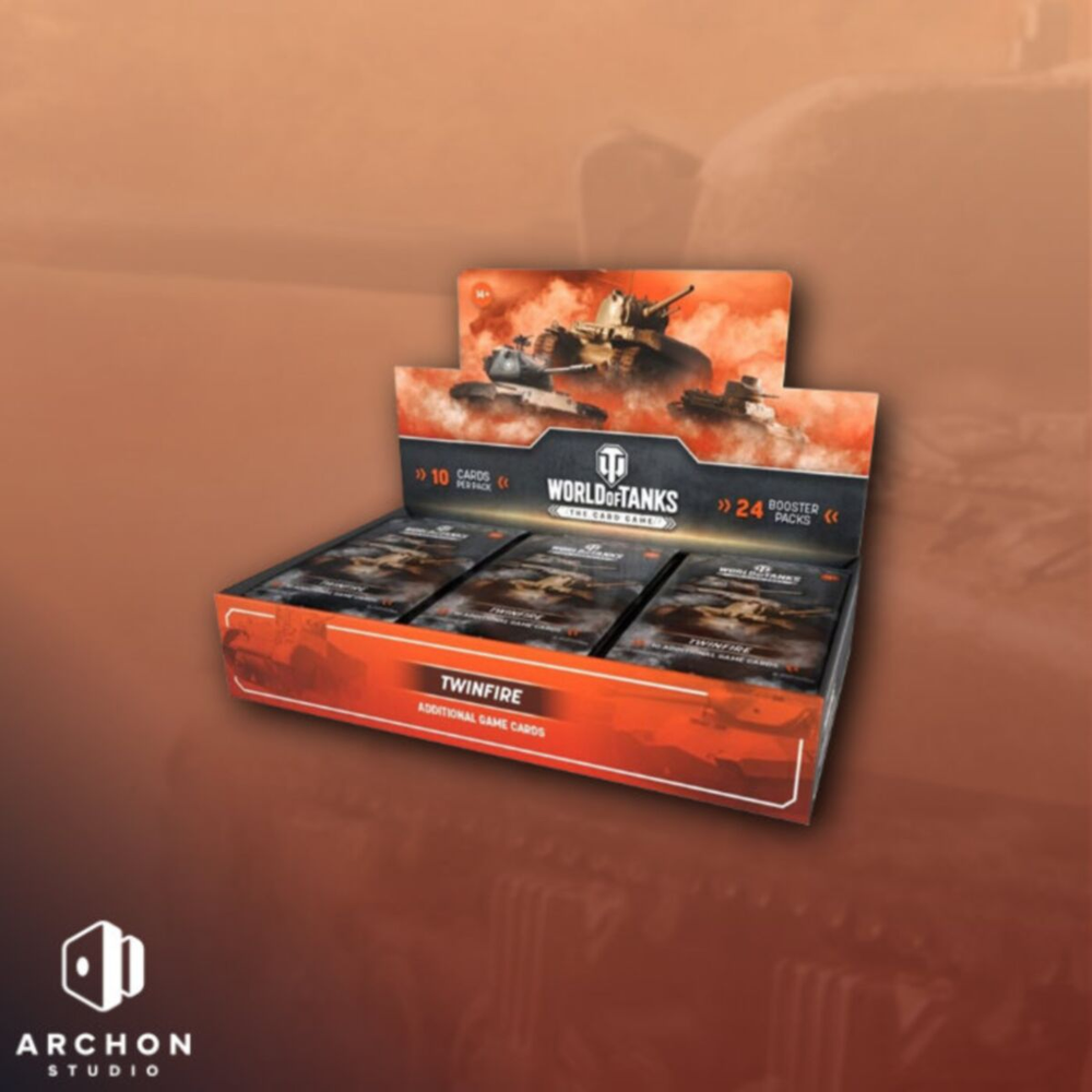 World of Tanks: The Card Game: Twinfire - Booster Display