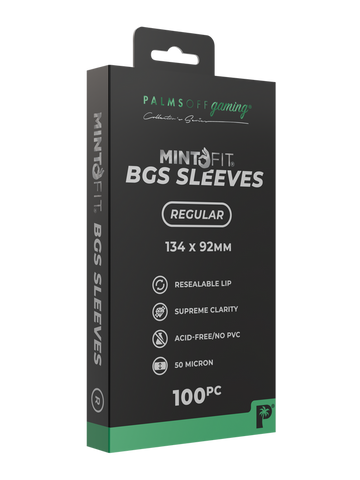 Palms Off Gaming - MintFit BGS Graded Card Sleeves - Regular 100pc