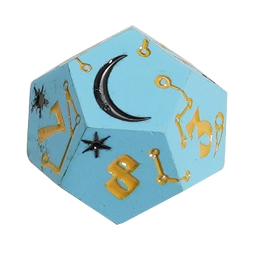 LPG Dice Dual D12 Fate Set Mage Aqua/Gold Rogue Green/Black