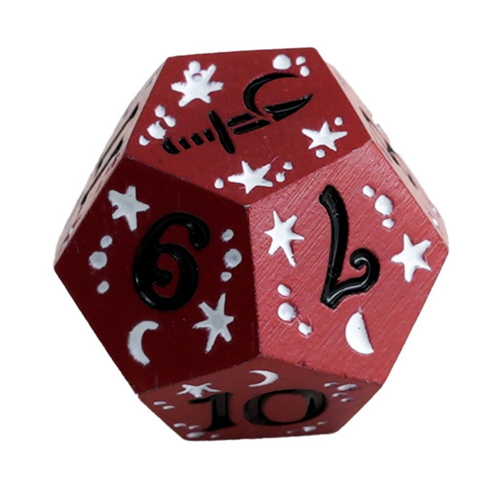 LPG Dice Dual D12 Fate Set Mage Blue/Gold Rogue Red/Black