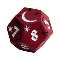 LPG Dice Dual D12 Fate Set Mage Red/White Rogue Black/Yellow