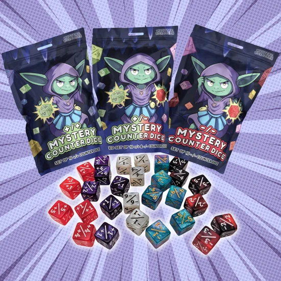 +/- Mystery Counter Dice